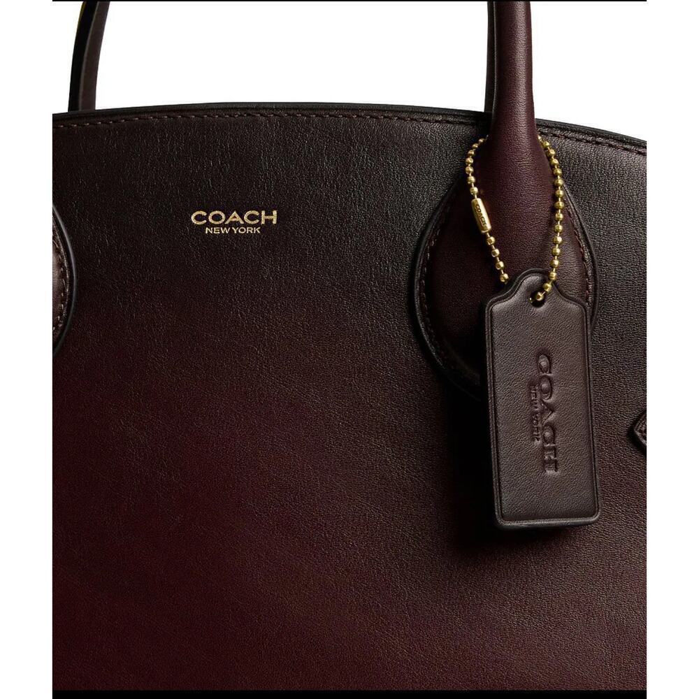 Coach Soft Empire Carryall Bag 40 Merlot - Picture 5 of 17